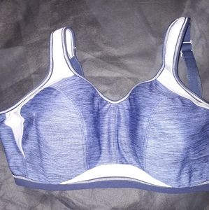 Freya Epic Underwire Crop Top UK 34G / US 34I in navy and grey